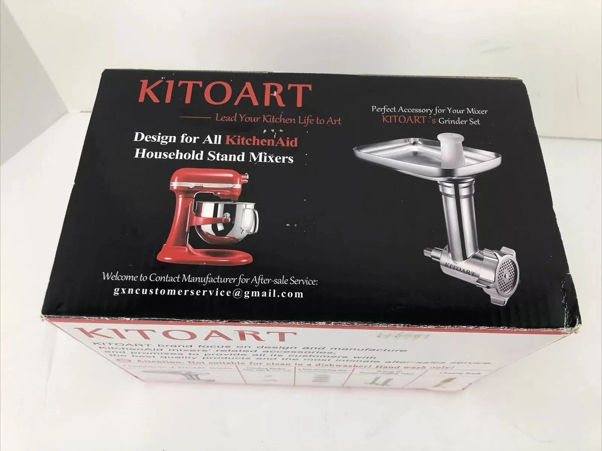 New Kitoart KitchenAid Stand Mixers Metal Food & Meat Grinder Attachments