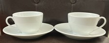 Set of 2 Apilco OPERA Coffee/Tea Cup & Saucers France
