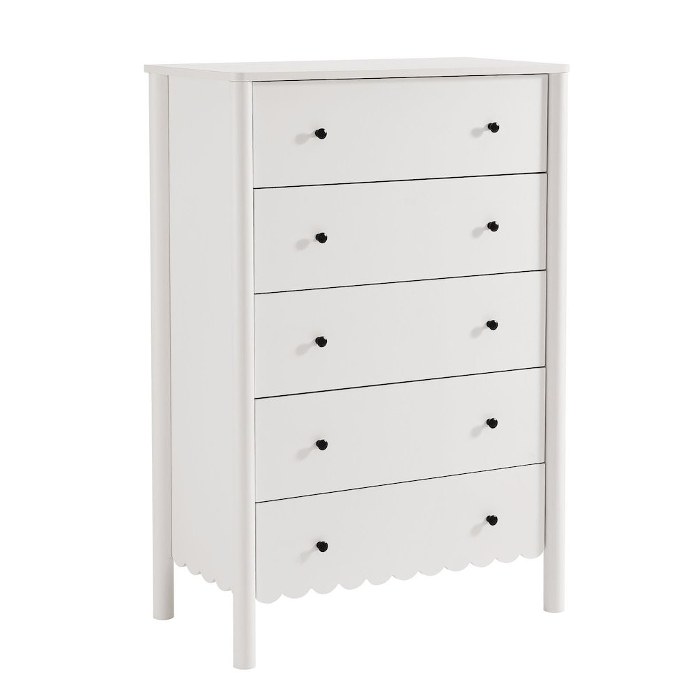 Emmeline Scalloped 5-Drawer Chest