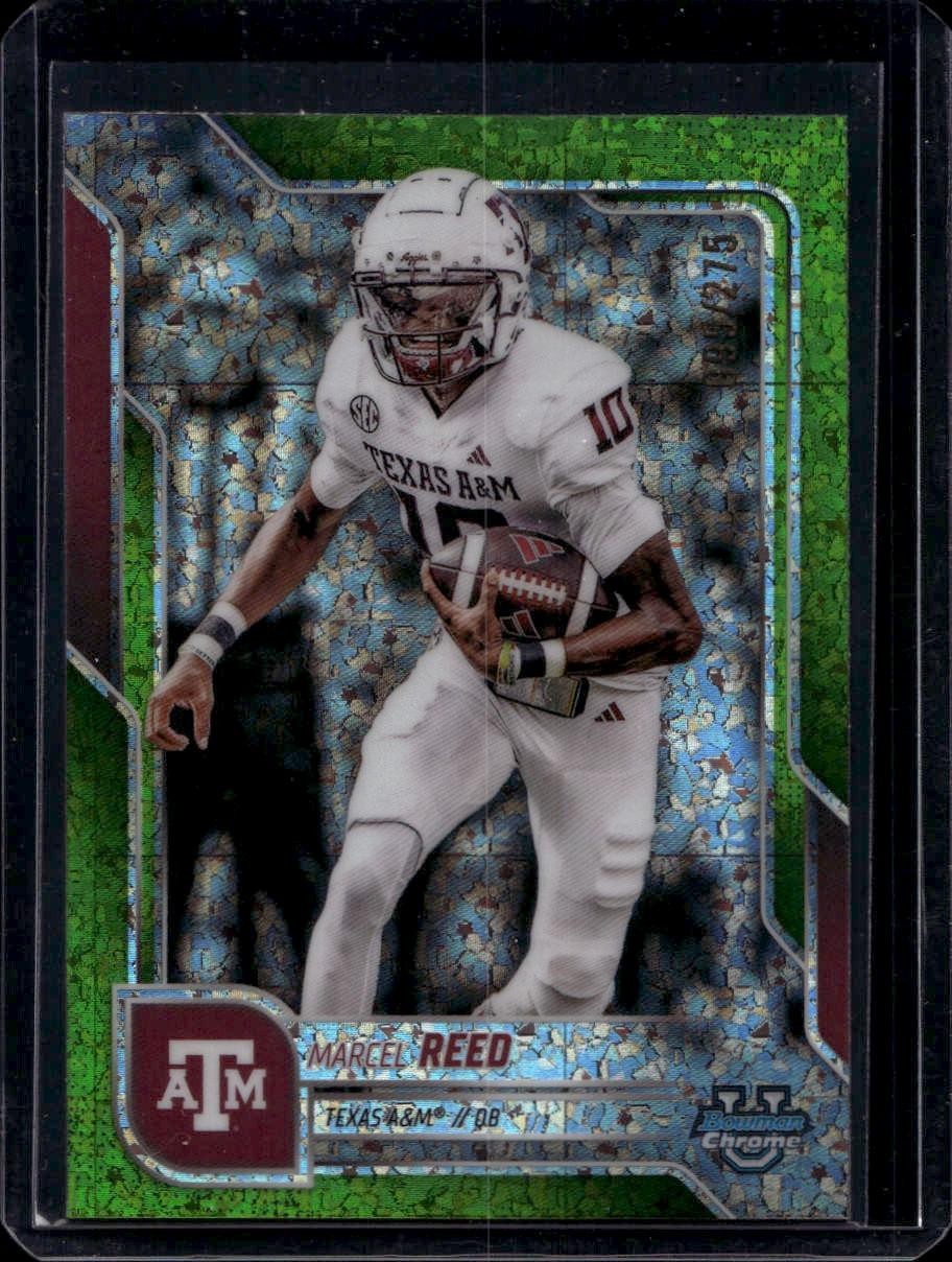 2025 Bowman U Chrome #133 Marcel Reed Lime Green Mini-Diamond #/275
