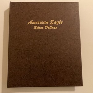 American Eagle Silver Dollar Dansco album New 1986--Date Model 7181 4pages