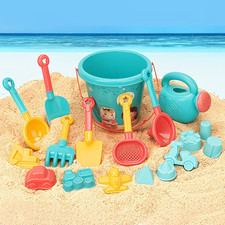 18PCS Kids Beach Sand Toy Set Outdoor Summer Pool Sand Play Tools