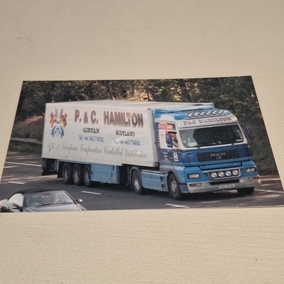 P&C Hamilton Girvan Schottland MAN LKW/LKW Foto 6x4 