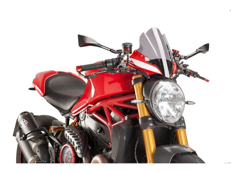 Luz de tela Puig nova geração touring fumaça para Ducati Monster 1200 S (14-20) - Imagem 2 de 4