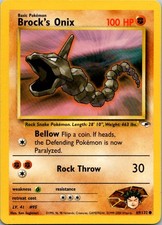 Brock's Onix 69/132 Common Gym Heroes Pokemon Near Mint on eBay