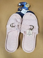 Isotoner Womens Memory Foam Slides Size 7.5-10