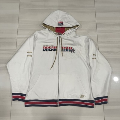 Dream Team USA Men s basketball Nike Team Zip Up White Jacket