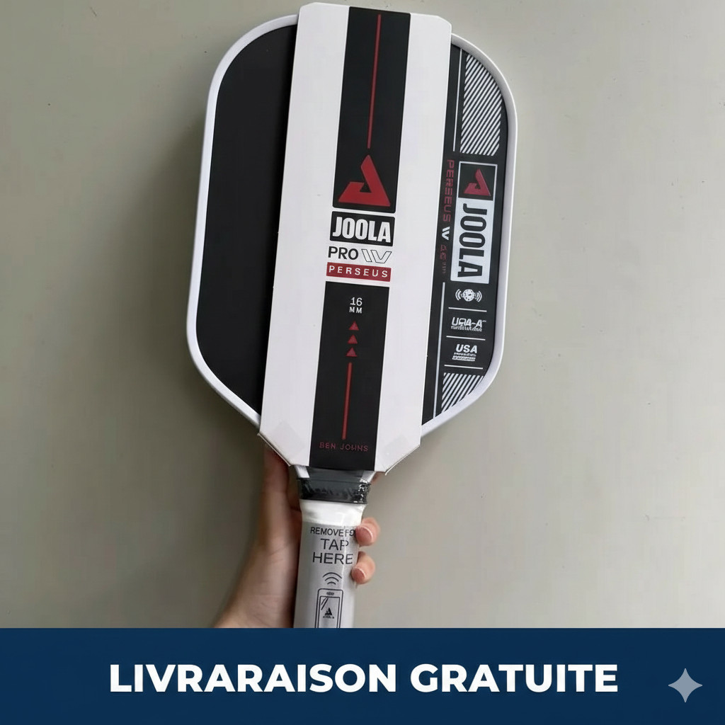 JOOLA Perseus 16mm Raquette Pickleball avec Surface Carbone anti Vibration