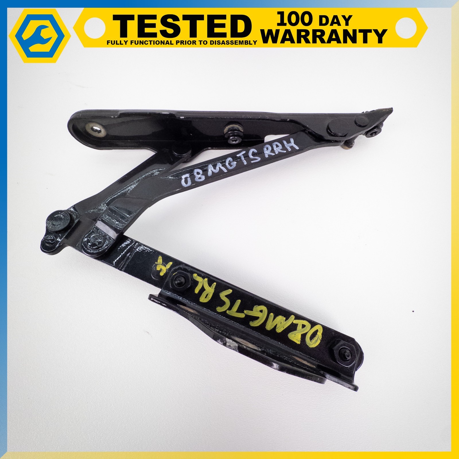 99-19 MASERATI GRANTURISMO REAR RIGHT LEFT TRUNK LID HINGE BRACKET SET OEM