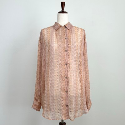 Forte Forte Italian Silk Mozaik Button-Up My Shirt 