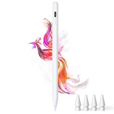 Stylus Pen for iPad 10th 11th A16 - Type-c Charging Pencil ipad 1, White
