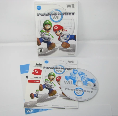 Mario Kart Wii (Nintendo, 2008) CIB Complete W/ Manual, Tested And Working