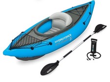 Bestway Hydro-Force Cove Champion X1 Kayak Inflatable Boat Set . USED