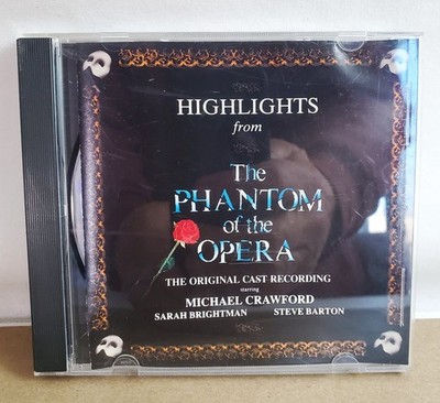 Phantom of the Opera Highlights CD 1987 Original Cast Michael Crawford Polydor