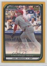 2008 Bowman Draft Chrome Gold Refractor 43/50 Jay Bruce #BDP11 1h1