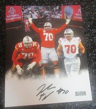 JOSH FRYAR #70 HAND SIGNED 8X10 AUTOGRAPH OHIO STATE BUCKEYES FOOTBALL W/ COA 2