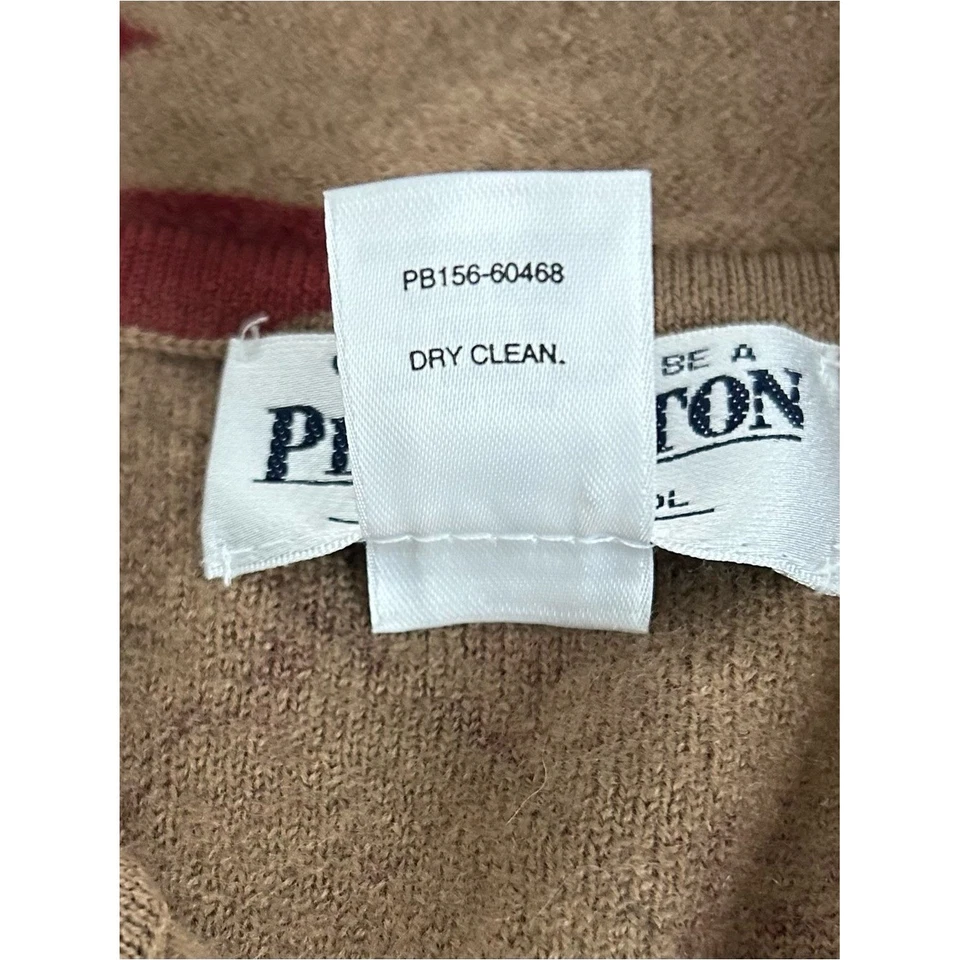 Vintage Pendleton 100% merino wool cardigan women petite M leaf print sweater - Image 4 of 4