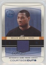 2003-04 Flair Final Edition Blue Die-Cut 23/25 Willie Green #CC-WG 0o5t