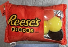 Reese’s Pieces Novelty Pillow (17.5" x 13.75") w/Mini Candy-Pillows Inside!