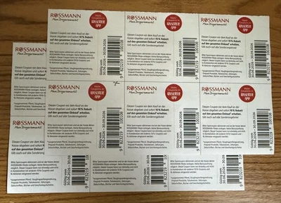 12 Rossmann Coupons Gutscheine 10% Gültig bis 30.09.2026