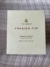Thymes Frasier Fir Pine Needle Poured Candle 13oz Holiday Candles for Home New