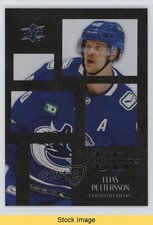 2024-25 Upper Deck Series 1 UD Portraits Black Elias Pettersson #P-1 READ 1j1a