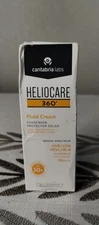 Heliocare 360° Fluid Cream SPF 50+ Broad Spectrum Sun Protection 50ml Exp 8/26