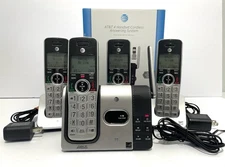 AT&T CL82414 4-Handset Cordless Phone Landline Answering System w/ Caller ID
