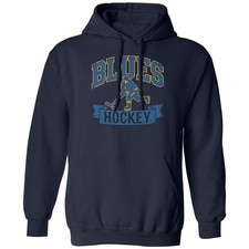 St. Louis Inspired Graphic � Hockey Fans Tribute Unisex Hooded Sweatshirt