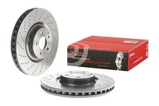 2x Bremsscheibe gelocht/innenbel. 09.A819.11 BREMBO für MERCEDES-BENZ S-KLASSE