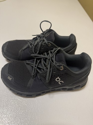 On Cloud Cloudstratus Running Shoes - Women's Size 7.5 - Triple Black Shadow