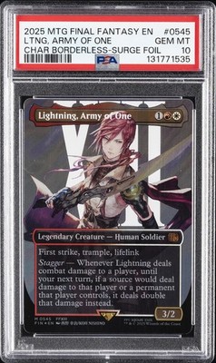 Lightning, Army of One (0545) (Borderless) (Surge Foil) Final
