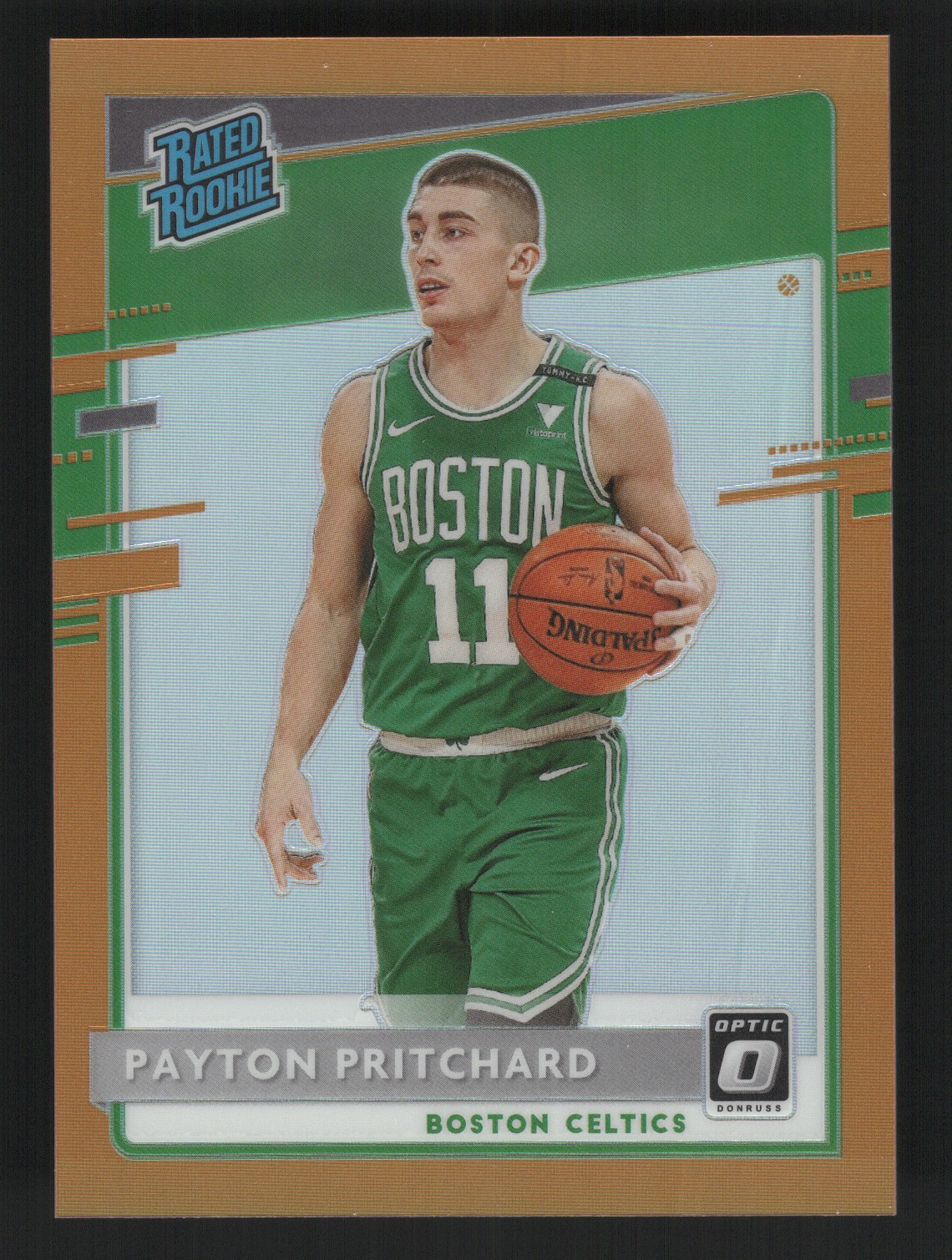 2020 Donruss Optic Payton Pritchard #176 Orange Prizm RC /199