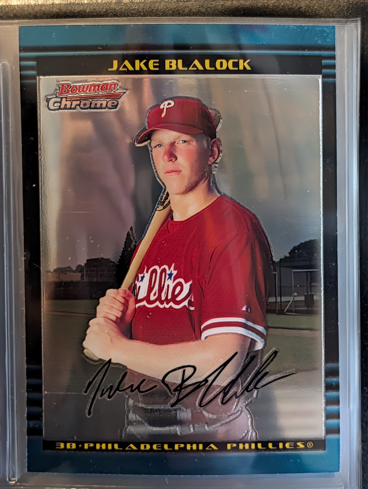 2002 Bowman Draft Picks & Prospects Chrome Jake Blalock #BDP84
