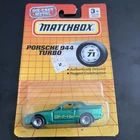 Vintage 1993 Matchbox Porsche 944 Turbo Green Super Spin Car Wash