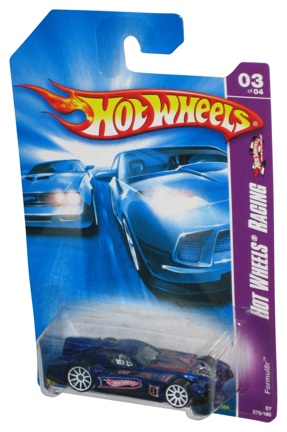 Hot Wheels Racing 03/04 (2006) Blue Formul8r Car 079/180