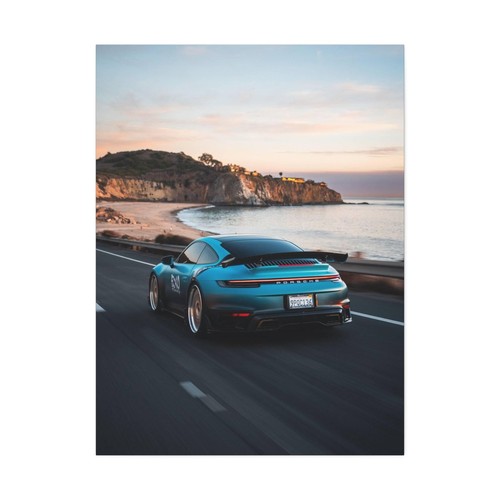 Porsche 911 High Resolution Museum Quality Vertical Canvas Print #001 - Picture 2 of 10
