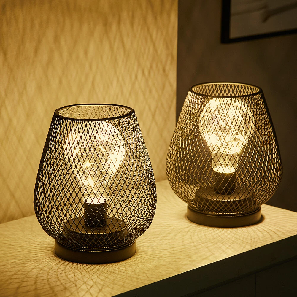 Metal cage table lamp online