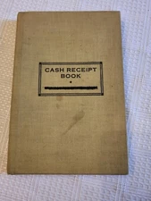 vintage Cash receipt book possible naval