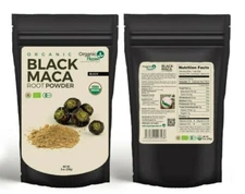 100% Organic Pure Black Maca Powder Gluten free from Peru