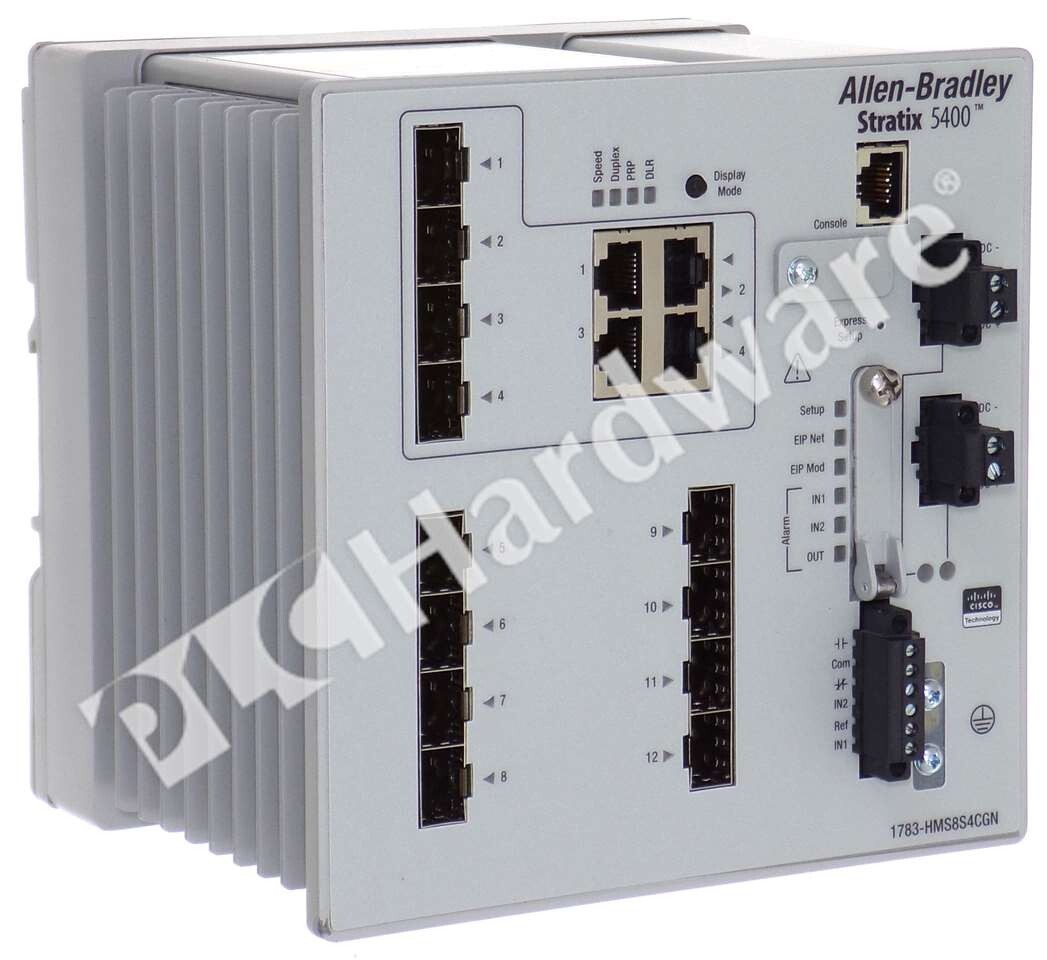 Allen Bradley 1783-HMS8S4CGN /A Stratix 5400 12-Port L2 Managed