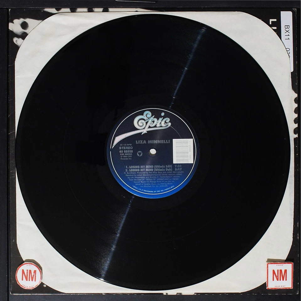 Liza Minelli - Losing My Mind - 12" single vinyl record [BX11-039] USA - Imagem 4 de 4