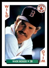 1991 U.S. Playing Card Co. #WILDa Wade Boggs Boston Red Sox Player variation