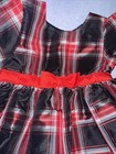 CARTER’S PLAID TULLE LINED BLACK AND RED PRETTY LITTLE DRESS SIZE 12 Months — photo 7