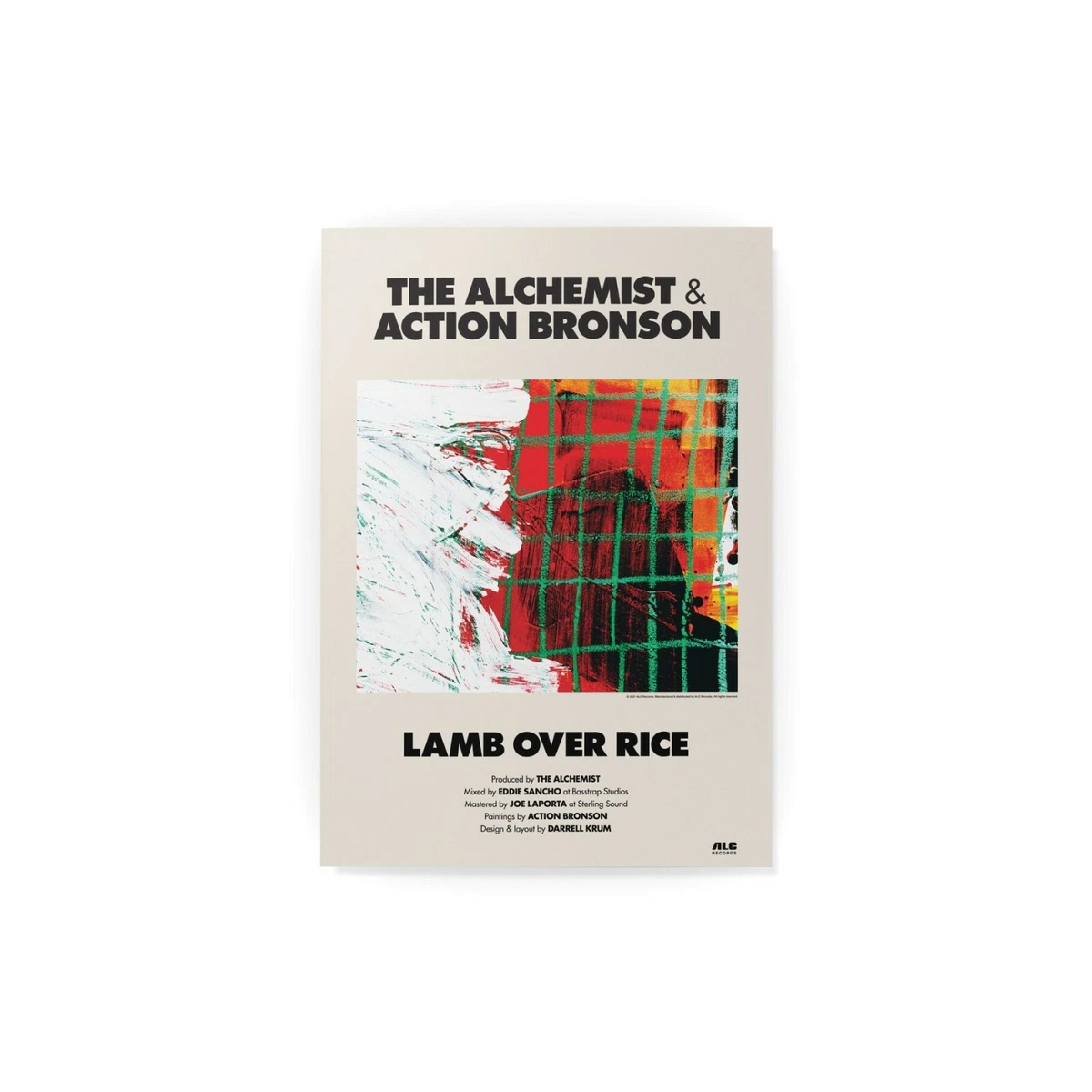 Action Bronson, The Alchemist - Lamb Over Rice color vinyl and poster - SEALED