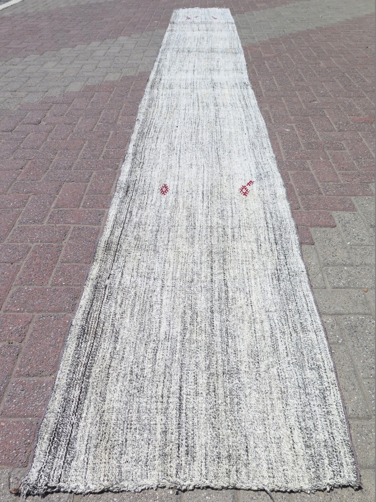 Hallway Rug, Vintage Adana Kilim Runner, Extra Long Rug, Carpet Runner 26"x202" eBay