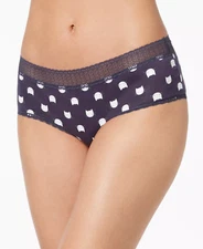 Jenni by Jennifer Moore Lace-Waist Kitty Cat Hipster  Choose Size S, M, L, XL