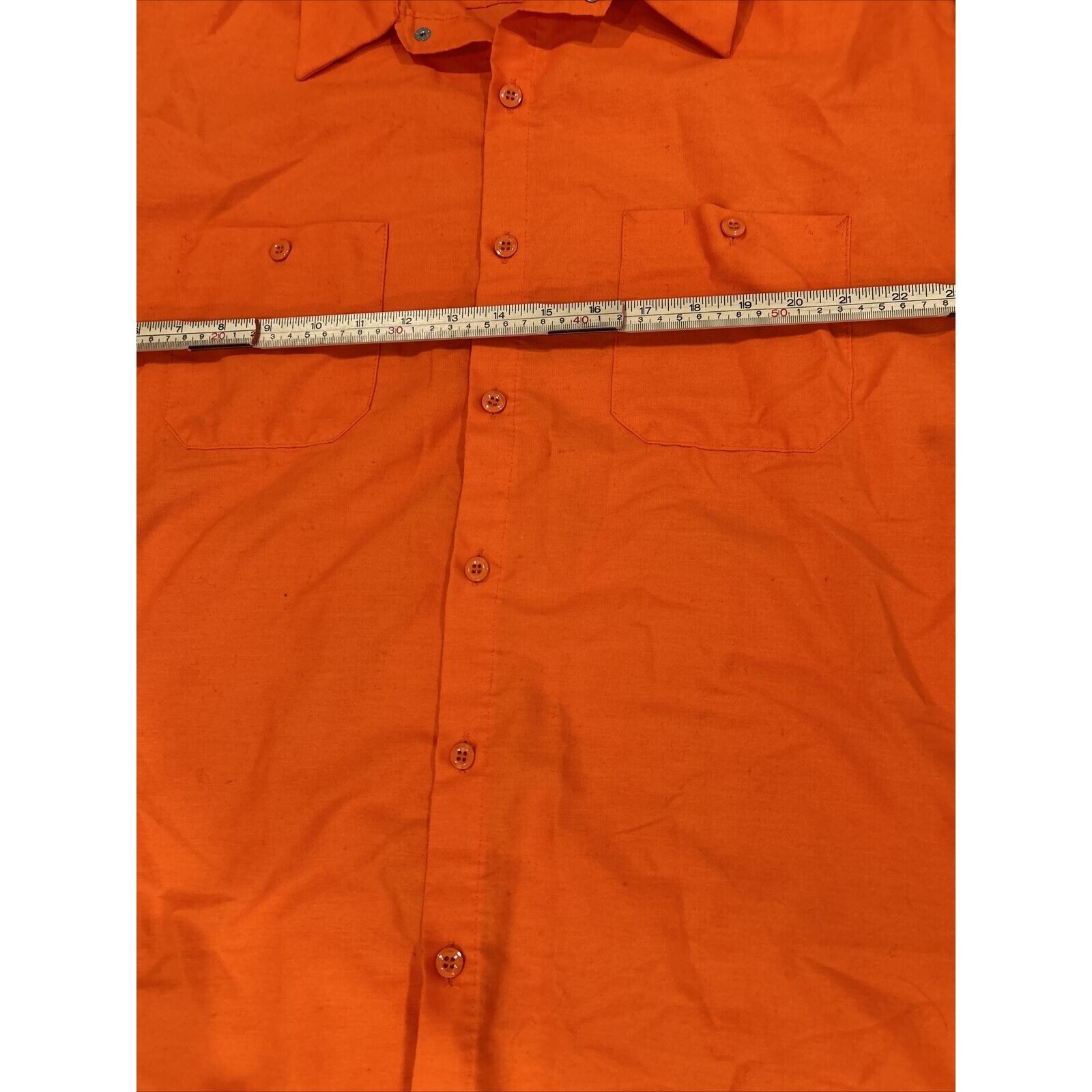 Red Kap Shirt Mens 3XL Pocket Utility Workwear Industrial Uniform Streetwear