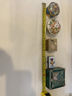 Five trinket Boxes