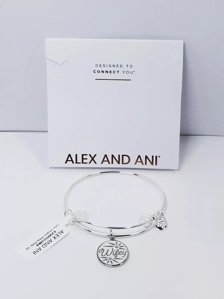 Alex And Ani Wifey Charm Bangle eBay